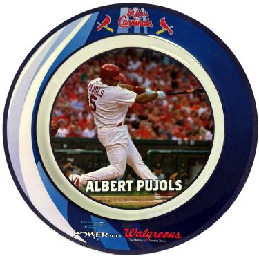 Albert Pujols Cardinals 10" Plate SGA Collector?ÇÖs Dinner Melamine Busch Stadium -NEW-Powers Sports Memorabilia