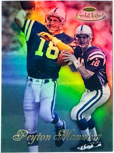 Peyton Manning 1998 Topps Gold Label Rookie Card #20 (RC)- (Indianapolis Colts) - CTBL_046254-Powers Sports Memorabilia