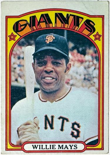 Willie Mays 1972 Topps Card #49 VG (San Francisco Giants/HOF)-Powers Sports Memorabilia