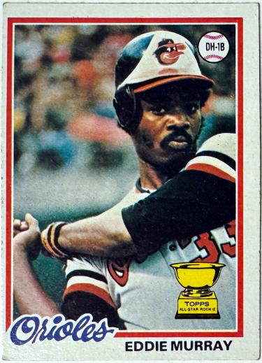 Eddie Murray 1978 Topps All-Star Rookie Card (RC) #36 (Baltimore Orioles/HOF)-Powers Sports Memorabilia