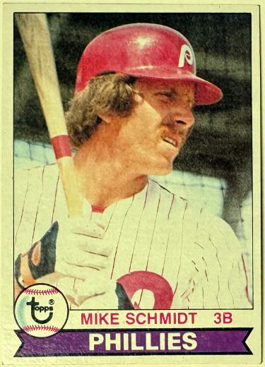Mike Schmidt 1979 Topps Baseball Card #610 EX (Philadelphia Phillies/HOF)-Powers Sports Memorabilia