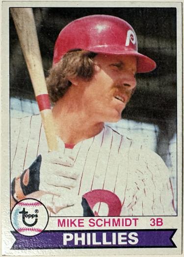 Mike Schmidt 1979 Topps Baseball Card #610 EX-EX MT (Philadelphia Phillies/HOF)-Powers Sports Memorabilia