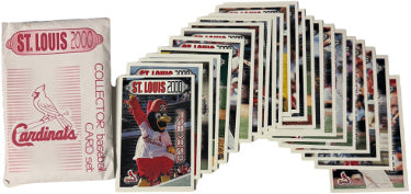 2000 St. Louis Cardinals Kansas City Life 21 Collector Card Set (La Russa/McGwire/Renteria/Benes/Ankiel/Davis)-Powers Sports Memorabilia