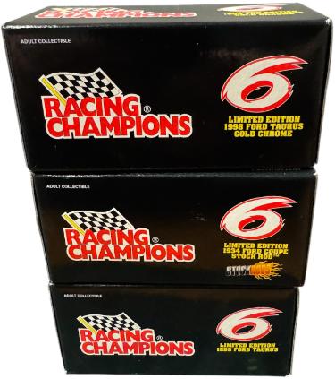Mark Martin 1998 Racing Champions #6 Valvoline 1:64 Diecast x3 Box Set #7733 NIB-Powers Sports Memorabilia