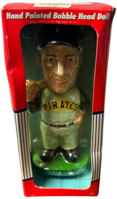 Bill Mazeroski Pittsburgh Pirates Handpainted Bobble Head In Original Box-Powers Sports Memorabilia