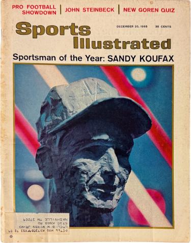 Sports Illustrated Full Magazine 12/20/1965 Sandy Koufax/Sportsman of the Year-Powers Sports Memorabilia