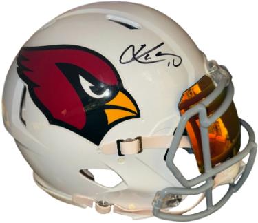 Kyler Murray Autographed Arizona Cardinals NFL Riddell Speed FS Authentic Helmet w/ Custom Red Visor #1- Beckett Witnessed-Powers Sports Memorabilia