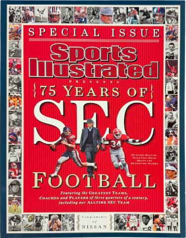 2007 Sports Illustrated Full Magazine 75 Years of SEC Football Special Issue NEW (Bear Bryant/Archie Manning/Herschel Walker)-Powers Sports Memorabilia