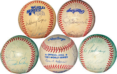 Los Angeles Dodgers Team Autographed Ofc 1981 World Series Logo 16 SIGS ?Çô JSA LOA (Lopes/Baker/Garvey/Cey/Stewart/Guerrero)-Powers Sports Memorabilia