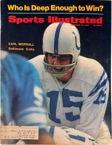 Sports Illustrated Full Magazine 11/25/1968- Earl Morrall/Baltimore Colts-Powers Sports Memorabilia