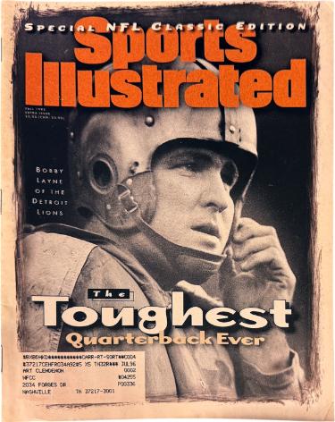 Sports Illustrated Full Magazine Fall 1995-Toughest Quarterback Ever Bobby Layne-Powers Sports Memorabilia