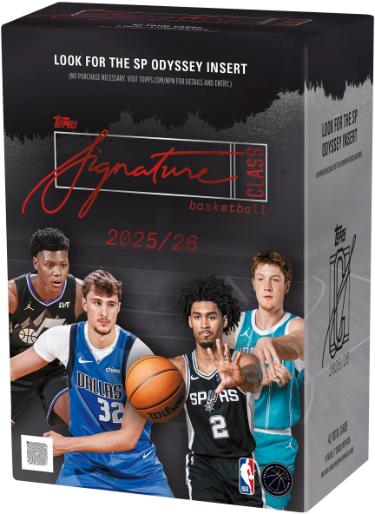 2025-26 Topps Signature Class NBA Blaster Box- 6PK/7CPP/42CPB- New/Factory Sealed-Powers Sports Memorabilia