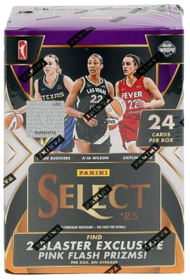 2025 Select WNBA Basketball Blaster Box- 6PK/4CPP/24CPB- New/Factory Sealed-Powers Sports Memorabilia