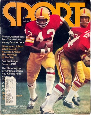Sport Full Magazine January 1972- Larry Brown/Washington (with label)-Powers Sports Memorabilia