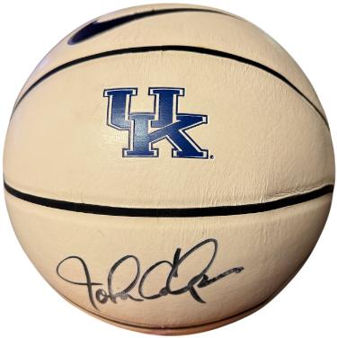 John Calipari Autographed Kentucky Wildcats Nike Logo WP Basketball imperfect- COA-Powers Sports Memorabilia