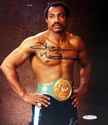 Ken Norton Autographed WBC Boxing 8x10 Photo imperfect- COA/Sports World Collectibles/COA-Powers Sports Memorabilia