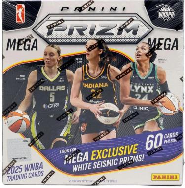 2025 Prizm WNBA Basketball Mega Box- 6PK/10CPP/60CPB White - New/Factory Sealed-Powers Sports Memorabilia