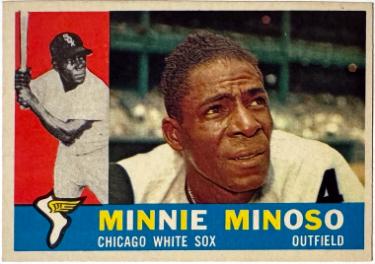 Minnie Minoso 1960 Topps Baseball Card #365 EX (Chicago White Sox/HOF)-Powers Sports Memorabilia