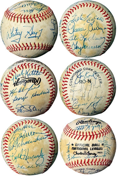 1981 St. Louis Cardinals Team Autographed Ofc RONL Baseball 22 Sigs -COA Herzog/Schoendienst/Hernandez/Forsch/Herr-Powers Sports Memorabilia