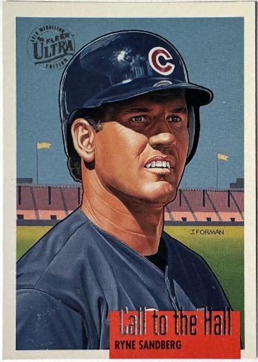 Ryne Sandberg 1996 Fleer Ultra Call to the Hall Gold Medallion Card #8 (Chicago Cubs/HOF)-Powers Sports Memorabilia