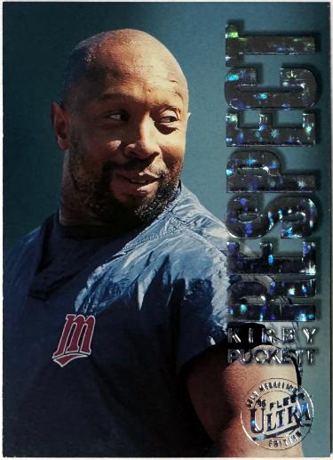 Kirby Puckett 1996 Fleer Ultra Respect Gold Medallion Card #6 (Minnesota Twins/HOF)-Powers Sports Memorabilia