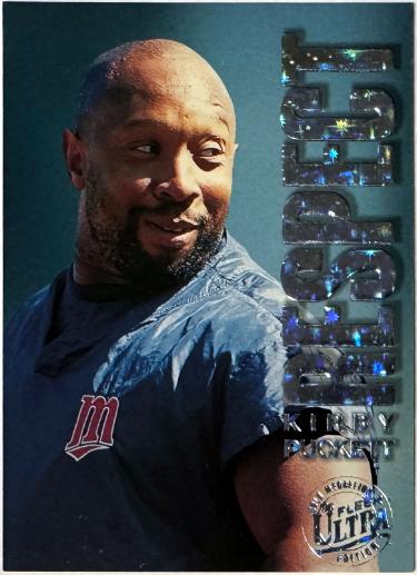 Kirby Puckett 1996 Fleer Ultra Respect Gold Medallion Card #6 (Minnesota Twins/HOF) - CTBL_046499-Powers Sports Memorabilia