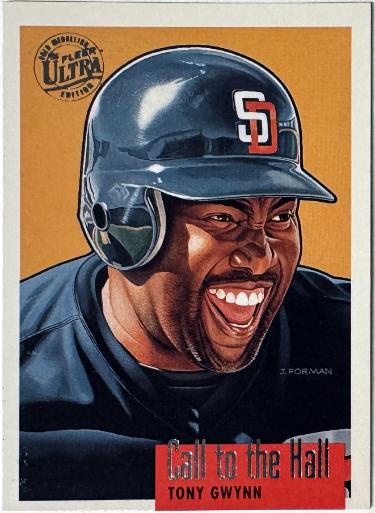 Tony Gwynn 1996 Fleer Ultra Call to the Hall Gold Medallion Card #3 (San Diego Padres/HOF)-Powers Sports Memorabilia