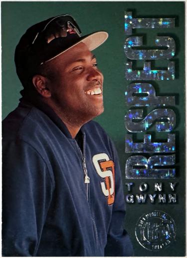 Tony Gwynn 1996 Fleer Ultra Respect Gold Medallion Card #3 (San Diego Padres/HOF) - CTBL_046503-Powers Sports Memorabilia