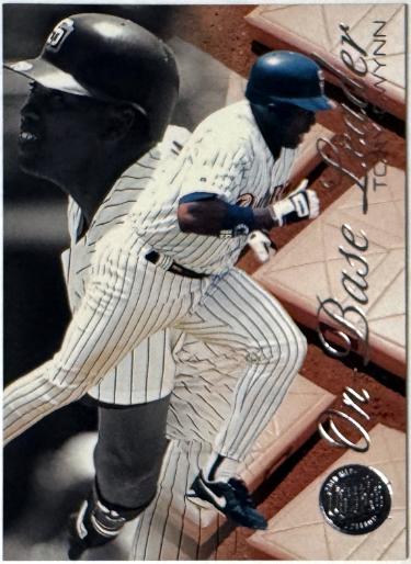 Tony Gwynn 1996 Fleer Ultra On-Base Leaders Gold Medallion Card #3 (San Diego Padres/HOF)-Powers Sports Memorabilia