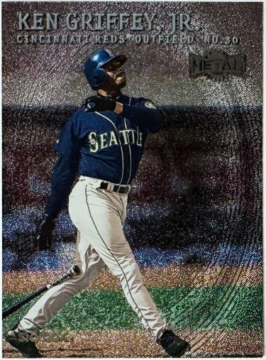 Ken Griffey, Jr. 2000 Skybox Metal Card #76 (Seattle Mariners/Cincinnati Reds/HOF)-Powers Sports Memorabilia