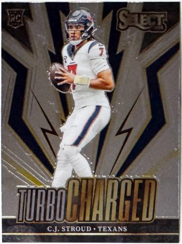 CJ/C.J. Stroud 2023 Panini Select Turbo Charged Rookie Card (RC) #TUR-CST (Houston Texans)-Powers Sports Memorabilia