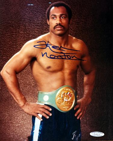 Ken Norton Autographed WBC Boxing 8x10 Photo imperfect- COA/Sports World Collectibles-Powers Sports Memorabilia