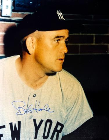 Bob Hale Autographed New York Yankees 8x10 Photo imperfect - Stacks Of Plaques COA-Powers Sports Memorabilia