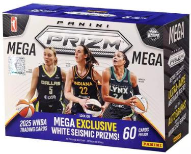 2025 Prizm WNBA Basketball Mega Box- 6PK/10CPP/60CPB White - New/Factory Sealed - CTBL_046541-Powers Sports Memorabilia