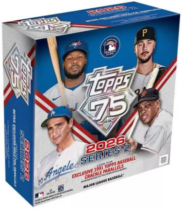 2026 Topps Series 2 Baseball MLB Mega Box-14PK/14CPP/196CPB - New/Factory Sealed-Powers Sports Memorabilia