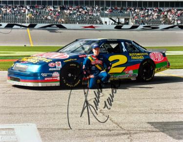 Ricky Craven Autographed Dupont NASCAR #2 Licensed 8x10 Photo imperfect - COA-Powers Sports Memorabilia