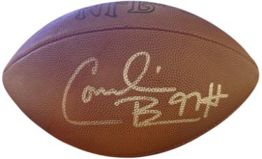 Carl Banks Autographed NFL Wilson Rep Football #97- COA (New York Giants)-Powers Sports Memorabilia