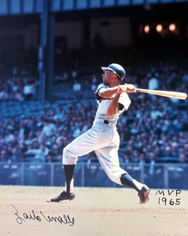 Zoilo Versalles Autographed Minnesota Twins 8x10 Photo imperfect w/ MVP 1965 - COA-Powers Sports Memorabilia