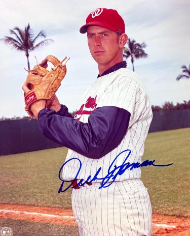 Dick Bosman Autographed Washington Senators MLB Licensed 8x10 Photo- COA 1974 No Hit-Powers Sports Memorabilia
