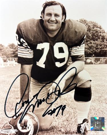 Ron McDole Autographed Washington Redskins NFL 8x10 Photo imperfect - COA/Show Ticket-Powers Sports Memorabilia