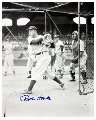 Ralph Houk Autographed New York Yankees 8x10 Photo imperfect- COA -'61 & '62 WS Champ - CTBL_046643-Powers Sports Memorabilia