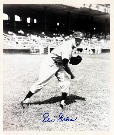 Eli Grba Autographed New York Yankees 8x10 Photo imperfect- COA - CTBL_046645-Powers Sports Memorabilia