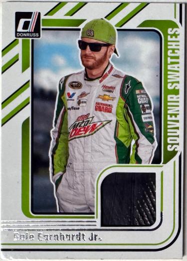 Dale Earnhardt Jr. 2026 Panini Donruss NASCAR Souvenir Swatches Card #SVS-DEJ-Powers Sports Memorabilia