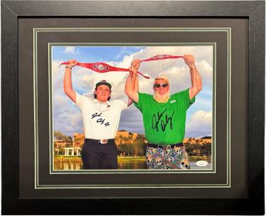 John Daly & John Daly Jr dual Autographed 2021 PNC Championship Victory 11 x 14 Photograph Custom Framing - JSA-Powers Sports Memorabilia