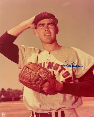 Tex Clevenger Autographed Washington Nationals MLB Licensed 8x10 Photo imperfect- COA - CTBL_046702-Powers Sports Memorabilia