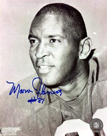 Marv Fleming Autographed Green Bay Packers NFL 8x10 Photo imperfect #81-COA (SB I/II Champs)-Powers Sports Memorabilia