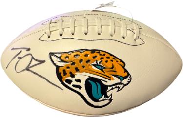 Trevor Lawrence Autographed Jacksonville Jaguars NFL Licensed Full Size Franklin Logo Football- Fanatics Authentic Hologram-Powers Sports Memorabilia