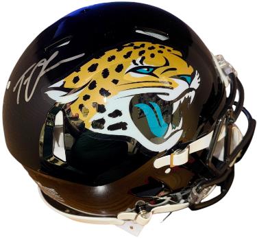 Trevor Lawrence Autographed Jacksonville Jaguars Riddell NFL Full Size Authentic Speed Helmet- Fanatics Authentic Hologram-Powers Sports Memorabilia