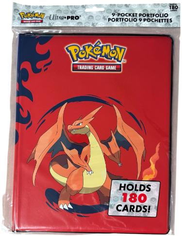 Pokemon Mega Charizard X/Mega Charizard Y- 9-Pocket Portfolio Binder Holds 180 Cards- New/Factory Sealed-Powers Sports Memorabilia