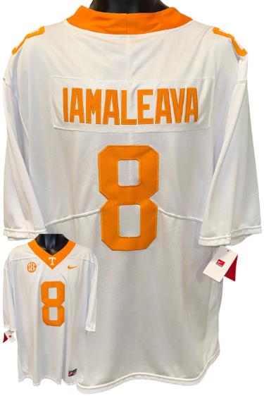 Nico Iamaleava Tennessee Volunteers White Nike College Style Jersey - Size XXXL-Powers Sports Memorabilia